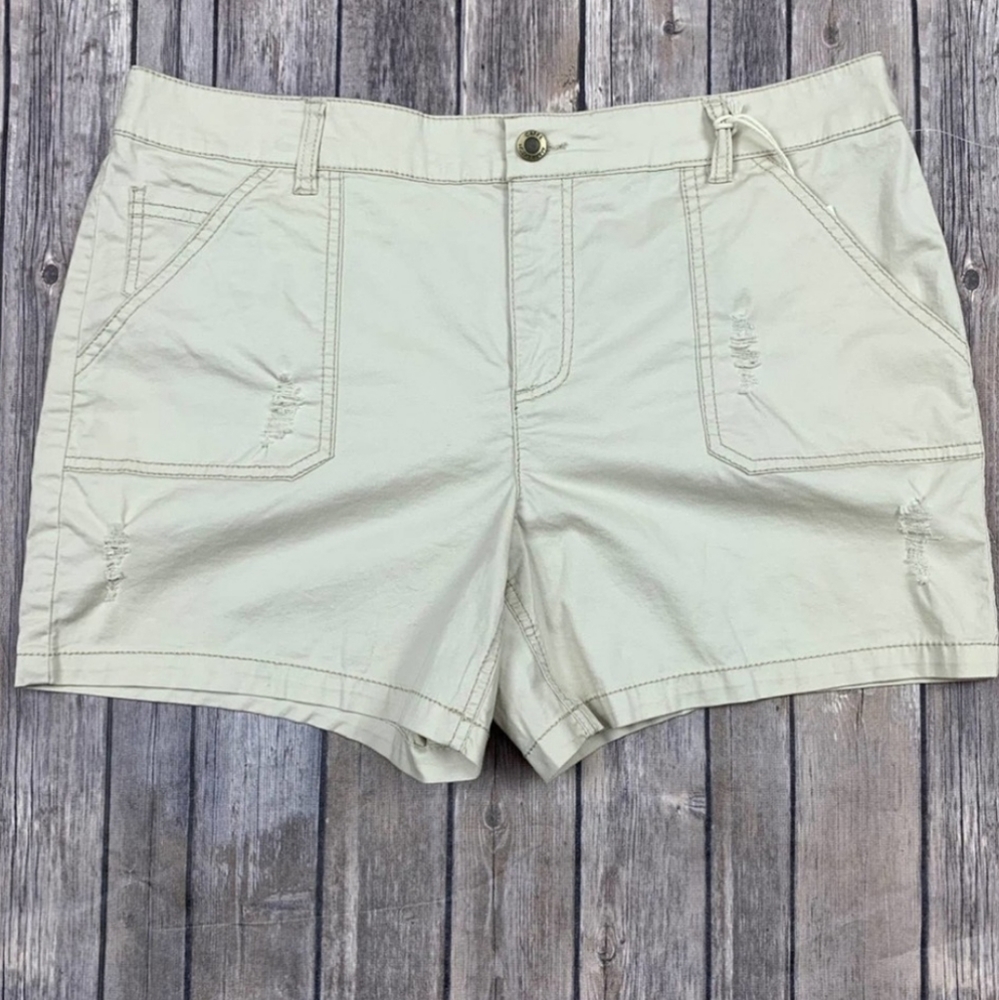 Light Beige Chino Shorts Light Beige Neutral Color Summer Casual Minimalist New